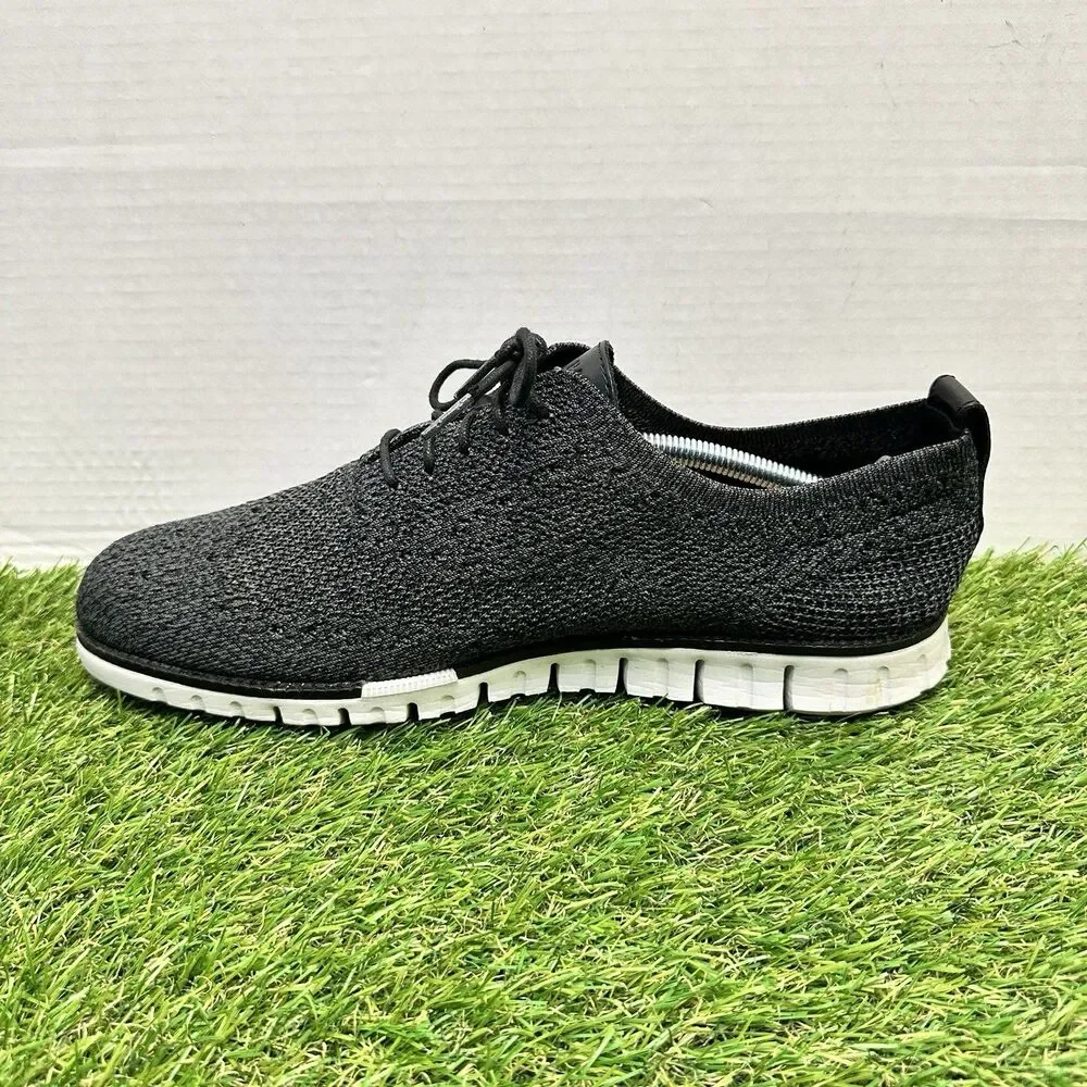 Cole Haan Size 11.5M Black Men's Zero Grand Stitchlite Wingtip Oxfords C26716